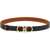 Ferragamo Adjustable and reversible Gancini Belt NERO/NATURAL