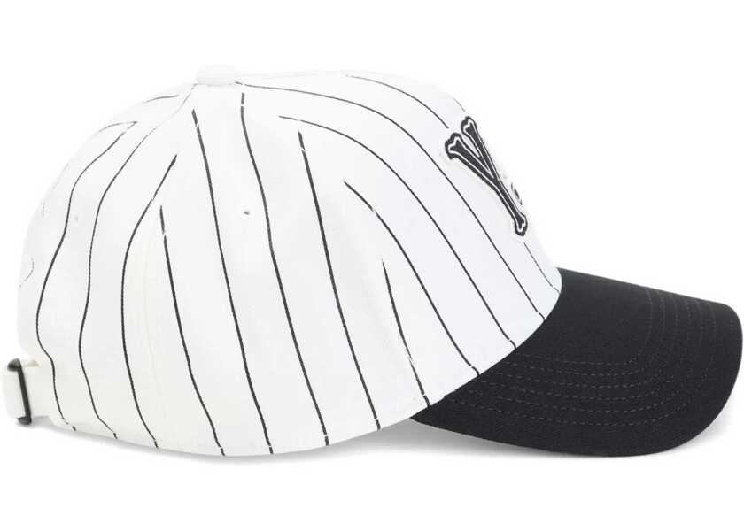Sepci Y-3 Pinstripe Baseball Cap CWHITE Barbati (BM 19762004) 2
