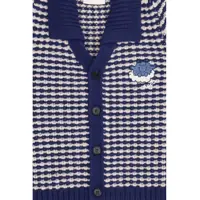 Cardigane pentru Baieti - Cardigane Gucci Striped wool Cardigan with Mr. Happy OCEAN NIGHT/AVORIO Baieti (BM 19762022) - B-mall.ro