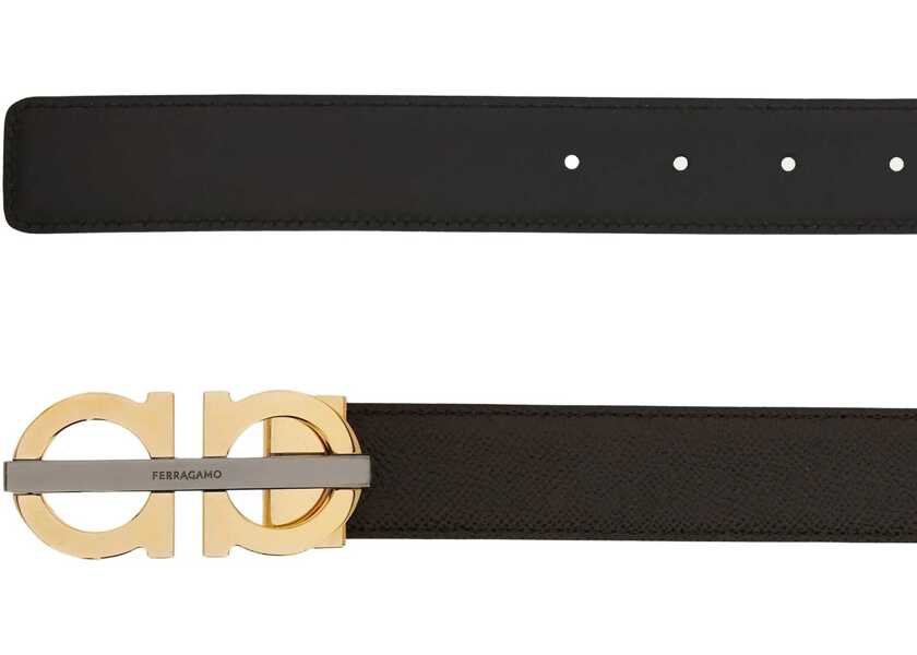 Curele Ferragamo Reversible and adjustable Gancini Belt T.MORO Barbati (BM 19762031) 2