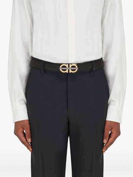 Curele Ferragamo Reversible and adjustable Gancini Belt T.MORO Barbati (BM 19762031) 3