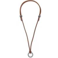 Esarfe Leather eyeglass Cord with charm Femei