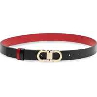 Curele Ferragamo Adjustable and reversible Gancini Belt