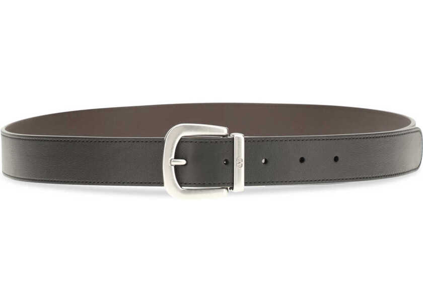 Curele Valentino Garavani Reversible Belt NERO/OAK BROWN Barbati (BM 19762064) 2