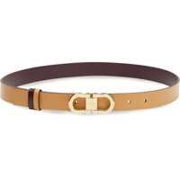 Curele Ferragamo Adjustable and reversible Gancini leather Belt