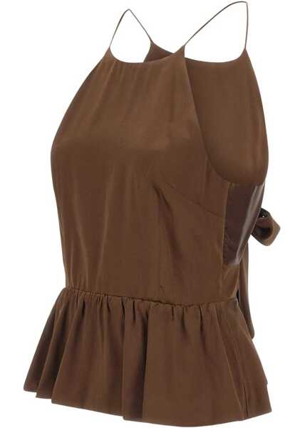 Bluze THE GARMENT Top Catia BROWN Femei (BM 19762190) 3