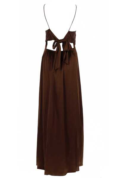 Rochii casual THE GARMENT Long Dress Cata BROWN Femei (BM 19762193) 2