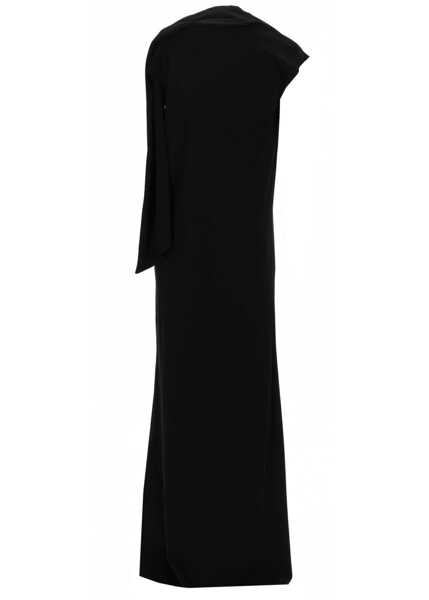 Esarfe THE GARMENT Long Dress With Scarf BLACK Femei (BM 19762208) 2