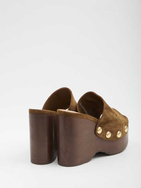 Sandale Gianvito Rossi Arda Wedge Sandals BROWN Femei (BM 19762256) 3