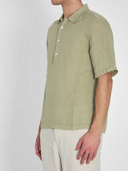 Camasi BARENA Mola Telino Shirt GREEN Barbati (BM 19762298) 2