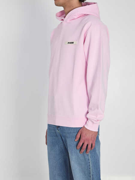 Bluze de trening JACQUEMUS Gros Grain Hoodie PINK Barbati (BM 19762319) 2