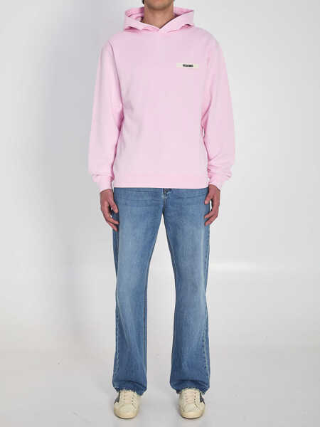 Bluze de trening JACQUEMUS Gros Grain Hoodie PINK Barbati (BM 19762319) 5