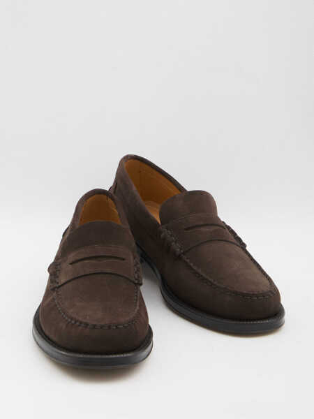 Mocasini TODS Suede Loafers BROWN Barbati (BM 19762334) 5