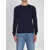 Moncler Grenoble Round Neck Knit Sweater BLUE