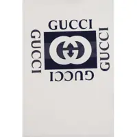 Tricouri pentru Fete - Tricouri Gucci Logo T-shirt OPT WHITE/BLUE/MC Fete (BM 19762445) - B-mall.ro