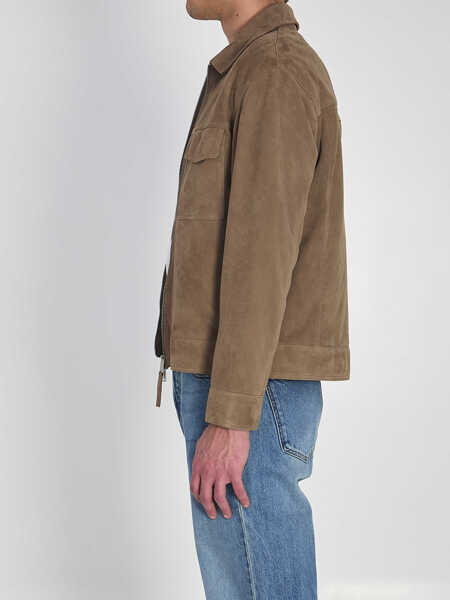 Bomber jacket ARMA Kale Jacket In Suede BROWN Barbati (BM 19762472) 3