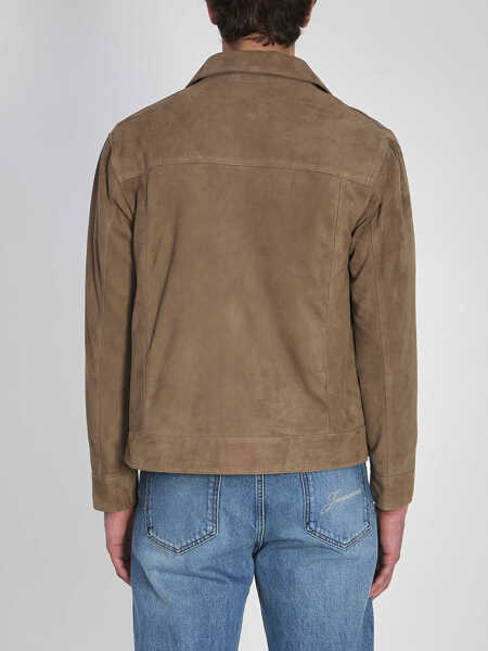Bomber jacket ARMA Kale Jacket In Suede BROWN Barbati (BM 19762472) 4