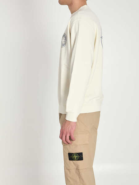 Pulovere Stone Island Crew Neck Sweater CREAM Barbati (BM 19762478) 3