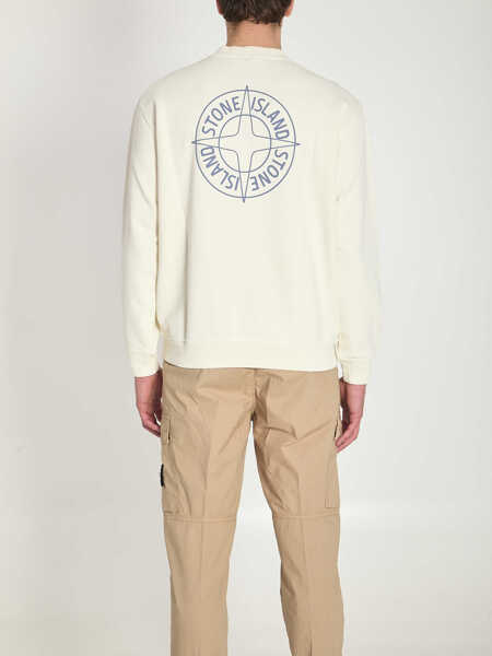 Pulovere Stone Island Crew Neck Sweater CREAM Barbati (BM 19762478) 4