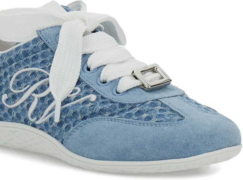 Sneakers Roger Vivier Viv Low Sneakers LIGHT BLUE Femei (BM 19762493) 4