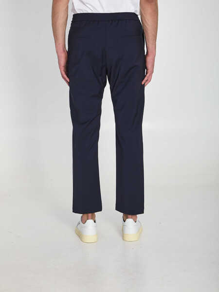 Pantaloni casual BARENA Bativoga Tropical Pants BLUE Barbati (BM 19762496) 4