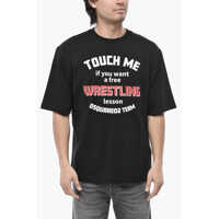 Tricouri Cotton Crewneck T-Shirt Wrestling Barbati