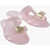 Salvatore Ferragamo Rubber Slides Lilou With Logo Bow Pink