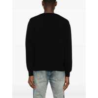 Pulovere Palm Angels pentru Barbati - Pulovere Palm Angels Cotton Crewneck Sweater Classic Logo With Embroidered Logo Black Barbati (BM 19762580) - B-mall.ro