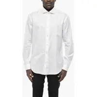 Camasi casual Cotton Poplin Shirt With French Collar Barbati