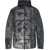 Diesel Nylon Windbreaker J-Brick With Acid Wash Effect Multicolor