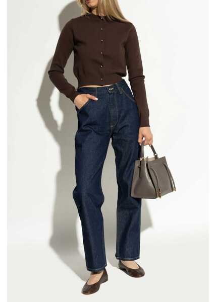 Balerini casual Lanvin Leather Ballet Flats With Leather Sole Brown Femei (BM 19762595) 3