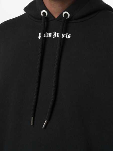 Bluze de trening Palm Angels Hoodie Classic Logo With Back Print Black Barbati (BM 19762598) 5