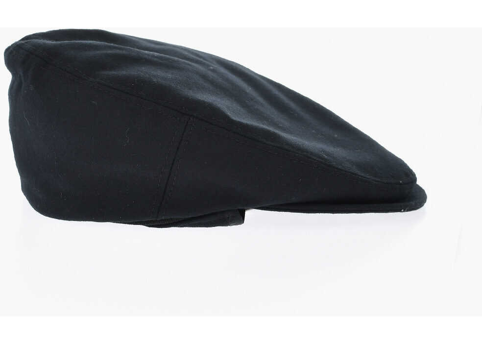 Caciuli CORNELIANI Virgin Wool Beret Black Barbati (BM 19762616) 3