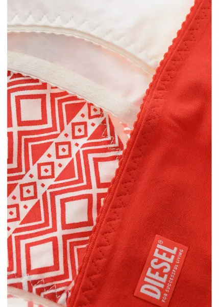 Chiloti Diesel Set Of 3 Pairs Of Patterned Briefs Bonitas A White Femei (BM 19762619) 2