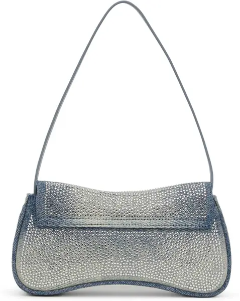 Genti de mana Diesel Denim Shoulder Bag With Rhinestones Blue Femei (BM 19762628) 2