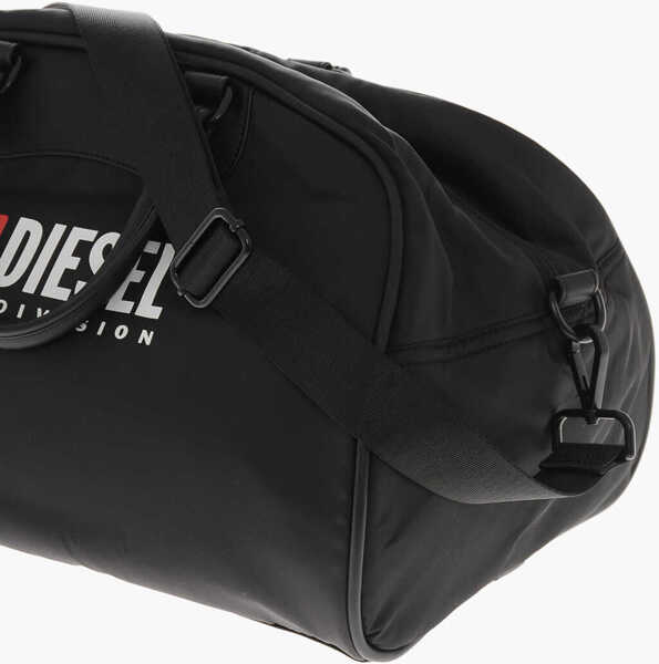 Genti de voiaj de mana Diesel Solid-Color Travel Bag Rinke With Front Logo Black Barbati (BM 19762643) 3