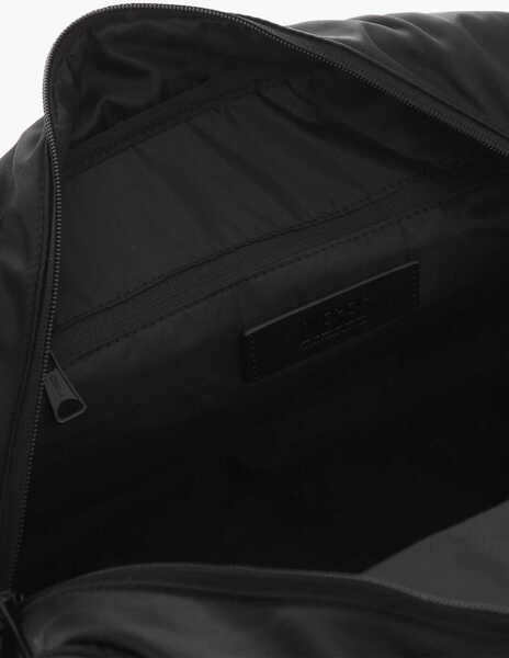 Genti de voiaj de mana Diesel Solid-Color Travel Bag Rinke With Front Logo Black Barbati (BM 19762643) 4