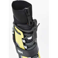 Botine Dama - Botine DSQUARED2 Leather And Fabric Ankle Boots Techno Hiking With Bicolor La Yellow Femei (BM 19762646) - B-mall.ro