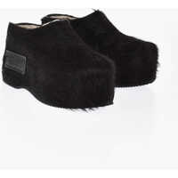 Sandale cu platforma DSQUARED2 Haircalf Clogs Rock Your Road With 9Cm Platform Sole