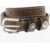 Diesel Leather Belt B-Texa Solid-Color 20Mm Brown