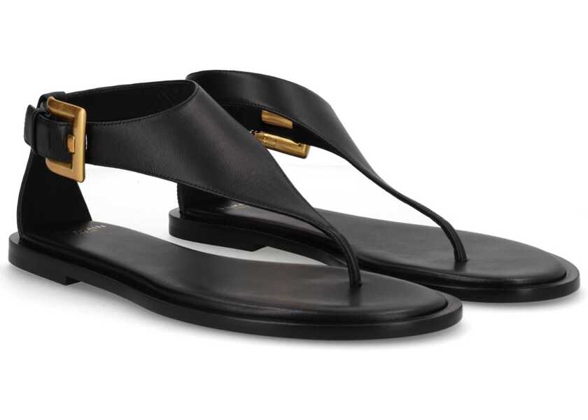 Sandale Balmain Sandal Anthem BLACK Barbati (BM 19762769) 2