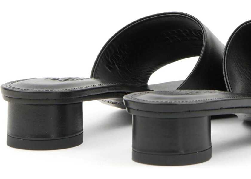 Sandale MM6 Maison Margiela Sandal With Logo BLACK Femei (BM 19762784) 4