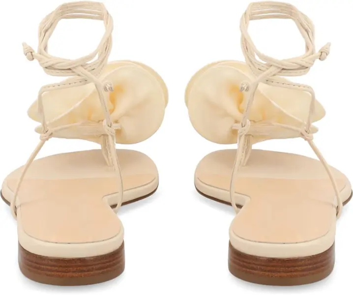 Balerini Magda Butrym Sandal With Silk Flower IVORY Femei (BM 19762805) 4