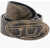 Diesel 40Mm Hammered Leather Belt Brown