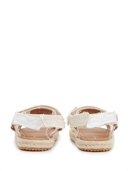 Sandale fara toc Maison Margiela Mm22 Canvas Sandals With Rope Sole Beige Femei (BM 19762946) 3