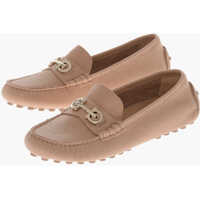 Mocasini Salvatore Ferragamo Hammered Leather Loafers Odilia With Bit