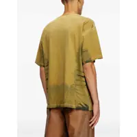 Tricouri Diesel pentru Barbati - Tricouri Diesel Cotton Crewneck T-Shirt T-Boxt- With Acid Wash Effect Green Barbati (BM 19762970) - B-mall.ro