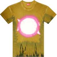 Tricouri Cotton Crewneck T-Shirt T-Boxt- With Acid Wash Effect Barbati