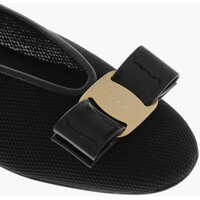 Incaltaminte Dama pagina 38 - Balerini casual Salvatore Ferragamo Satin-Effect Leather Ballet Flats Vanna Black Femei (BM 19762973) - B-mall.ro