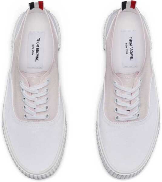 Sneakers Thom Browne Canvas Sneakers Funmix Bicolour Pink Femei (BM 19762976) 4